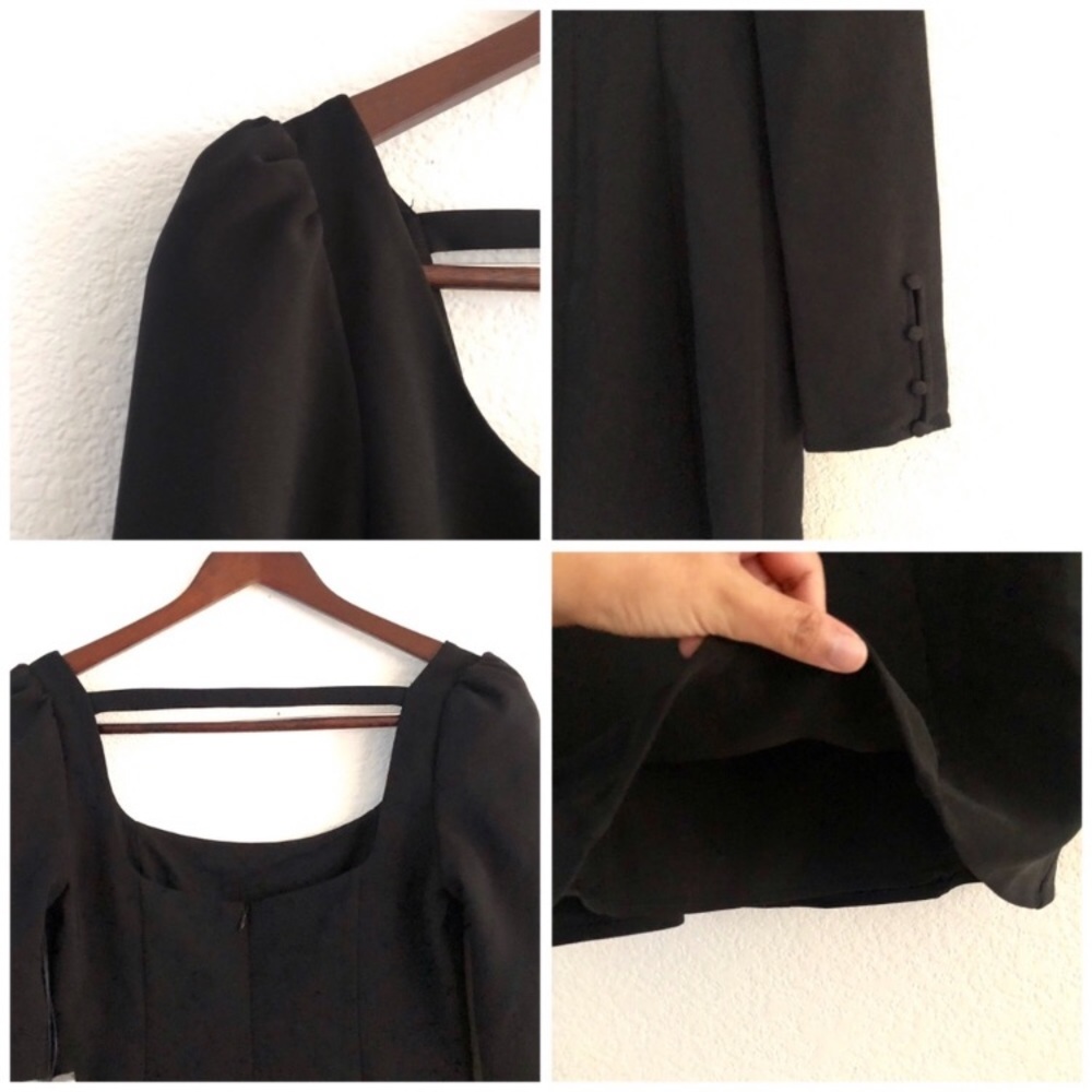 NWT Privacy Please REVOLVE Black Mini Dress LBD - Picture 7 of 8